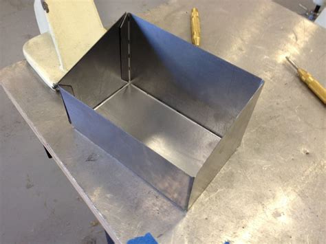 how to make a tool box out of sheet metal|how to fold sheet metal box.